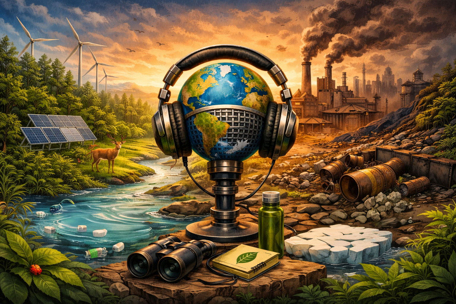 Kreisläufe erzählen – entwickle deinen eigenen Umwelt-Podcast